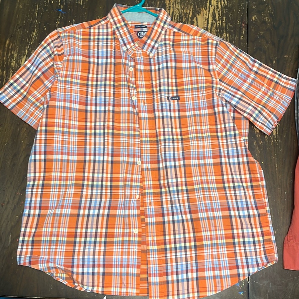 Chaps short sleeve dress shirt size XL
